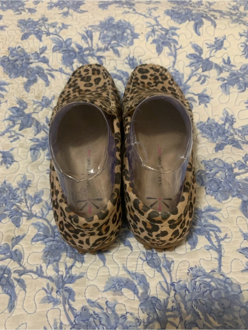 Isaac Mizrahi Leopard Print Loafers in Tan and Black